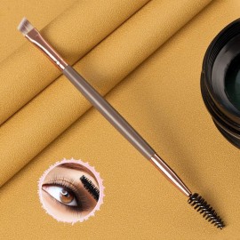 KINGMAS Eyebrow Brush, Professional Dual Angled Eye Brow Brush and Spoolie Brush Eyelash Comb Eyebrow Tool (Dark Brown) KINGMAS Eyebrow Brush, Professional Dual Angled Eye Brow Brush and Spoolie Brush Eyelash Comb Eyebrow Tool (Dark Brown)