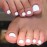 Outyua Solid Square Fake Toenails Matte Press on Toe Nails Short Acrylic False Toes Nails Cute Artificial Beach Full Cover Toenail White for Women 24 Pcs (White)