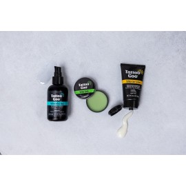 Tattoo Goo Aftercare Kit Includes Antimicrobial Soap, Balm, and Lotion, Tattoo Care for Color Enhancement + Quick Healing - Vegan, Cruelty-Free, Petroleum-Free, Tattoo Artist Gifts (3 Piece Set) Tattoo Goo Aftercare Kit Includes Antimicrobial Soap, Balm, and Lotion, Tattoo Care for Color Enhancement + Quick Healing - Vegan, Cruelty-Free, Petroleum-Free, Tattoo Artist Gifts (3 Piece Set)