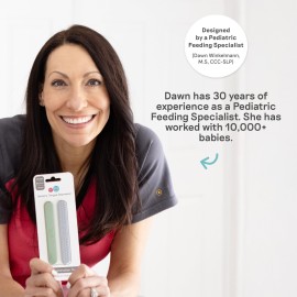 ezpz Mini Cup + Straw Training System - 9 Months+ (Sage) - 100% Silicone Training Cup for Infants + Toddlers - Designed by a Pediatric Feeding Specialist ezpz Mini Cup + Straw Training System - 9 Months+ (Sage) - 100% Silicone Training Cup for Infants + Toddlers - Designed by a Pediatric Feeding Specialist