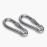 2+1 Heavy Duty 304 Stainless Steel Swivel Ring Double Ended Swivel Eye Hook with SUS304 Snap Hooks for Web Tree Swing, Swing Spinner Hanger, Reliable and Safe (M8)