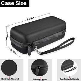 Toothbrush Travel Case Compatible with Oral-B Pro 1000, 2000, 3000, 3500, 1500/ for Philips Sonicare ProtectiveClean 4100 5100 Electric Toothbrush with Mesh Pocket for Accessories - Black (Bag Only) Toothbrush Travel Case Compatible with Oral-B Pro 1000, 2000, 3000, 3500, 1500/ for Philips Sonicare ProtectiveClean 4100 5100 Electric Toothbrush with Mesh Pocket for Accessories - Black (Bag Only)