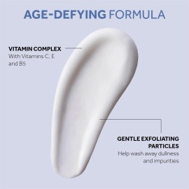 No7 Lift & Luminate Dual Action Cleansing & Exfoliating Face Wash - Gentle Face Exfoliator with Vitamin C, E & B5 - Deep Pore Cleanser for Dull & Uneven Skin Tone (3.3 Fl Oz) No7 Lift & Luminate Dual Action Cleansing & Exfoliating Face Wash - Gentle Face Exfoliator with Vitamin C, E & B5 - Deep Pore Cleanser for Dull & Uneven Skin Tone (3.3 Fl Oz)