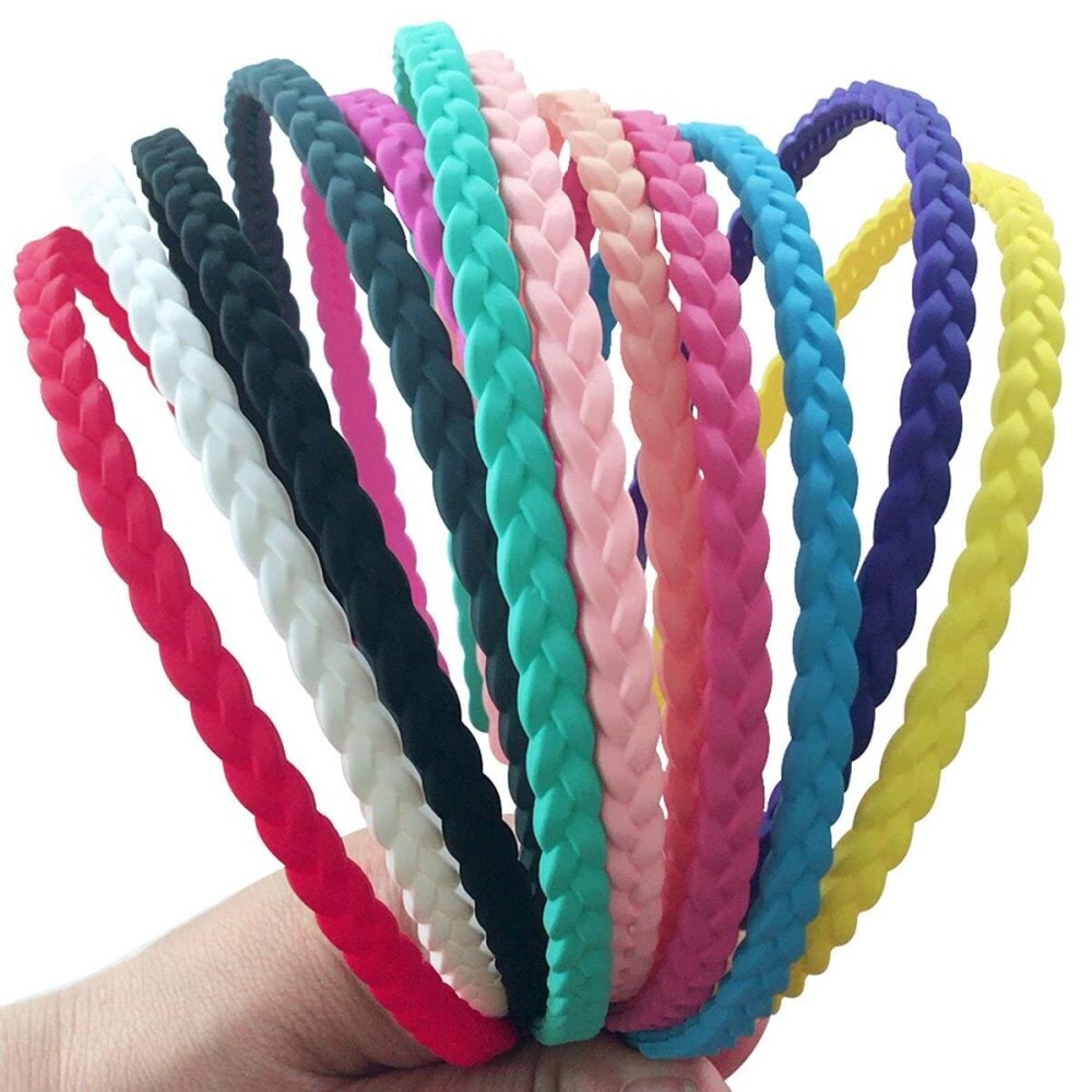 12pcs Colorful Thin Headbands for Women 6mm Light Pigtail Skinny Hairbands for Girls Hard Teeth Headbands For Kids Teens 12pcs Colorful Thin Headbands for Women 6mm Light Pigtail Skinny Hairbands for Girls Hard Teeth Headbands For Kids Teens
