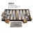 Yglis 15 Backgammon Sets for Adults - Premium Faux Leather Case, Quality Felt Interior, Covered Hinges, Strategy & Instruction Guide