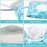 FEBSNOW 2 Pack Baby Wipe Dispenser, Reusable Portable Wipe Holder, Baby Wipes Container, Travel Baby Wipes, Refillable Wet Wipe Pouch (Floral)