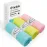 Yiclick Exfoliating Washcloth Towel [3 Pack], Japanese Exfoliating Bath Wash Cloth for Body Exfoliation, Korean Back Scrubber Washer for Shower, African Net Sponge Brush Loofah Exfoliator (Colors)