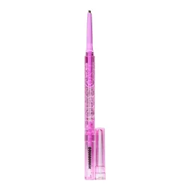 Kosas Brow Pop - Longwear Eyebrow Makeup, Dual-Sided Defining Pencil with Castor Oil for Soft, Natural Look of Real Hair - Medium Brown