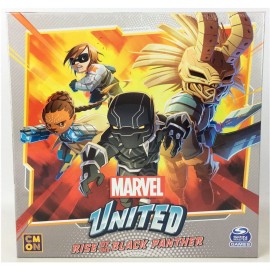 Marvel United Rise of The Black Panther Expansion | Tabletop Miniatures Game | Strategy Game | Cooperative Game for Adults and Kids | Ages 14+ | 1-4 Players | Avg. Playtime 40 Minutes | Made by CMON