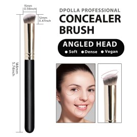Makeup Brushes DPOLLA Pro Foundation Brush and Flawless Concealer Brush Perfect for Any Look Premium Luxe Hair Contour Brush Perfect for Blending Liquid,Buffing,Cream,Sculpting,Mineral Makeup Makeup Brushes DPOLLA Pro Foundation Brush and Flawless Concealer Brush Perfect for Any Look Premium Luxe Hair Contour Brush Perfect for Blending Liquid,Buffing,Cream,Sculpting,Mineral Makeup