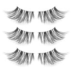 Frihappy Wispy Lashes - Natural Half Lashes 3 Pairs HF2