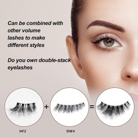Frihappy Wispy Lashes - Natural Half Lashes 3 Pairs HF2 Frihappy Wispy Lashes - Natural Half Lashes 3 Pairs HF2