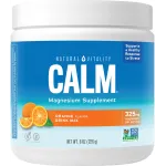 Natural Vitality Calm Magnesium Supplement, Anti-Stress Drink Mix Powder, Gluten Free, Vegan, & Non-GMO, Orange, 8 oz