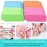 48pcs Sponge Toe Separators Pedicure Set for Nail Polish- Premium Nail Art Painting and Polishing Tool Kit, 4 Funy Color