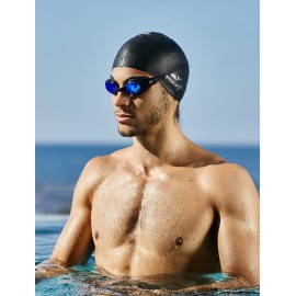 WHALE Extra Large Swim Cap for Women Men, Durable Silicone Swimming Hat with Ear Protection, Unisex Adults Bath Swimming Caps for Long Thick Curly Hair & Dreadlocks Braids Weaves Afro Hair (Black) WHALE Extra Large Swim Cap for Women Men, Durable Silicone Swimming Hat with Ear Protection, Unisex Adults Bath Swimming Caps for Long Thick Curly Hair & Dreadlocks Braids Weaves Afro Hair (Black)