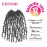 GUOHUI Super Light Butterfly Locs Crochet Hair 12 Inch 6 Packs Pre-Looped Soft Distressed Faux Locs Braids for Women Kids (12 Inch,1B)