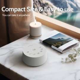 Color Noise Sound Machines Sleep White Noise Machine with 25 Soothing Sounds 32 Volume Levels 5 Timers and 4 Sound Categories and Memory Function for Kids Adults and Home Color Noise Sound Machines Sleep White Noise Machine with 25 Soothing Sounds 32 Volume Levels 5 Timers and 4 Sound Categories and Memory Function for Kids Adults and Home