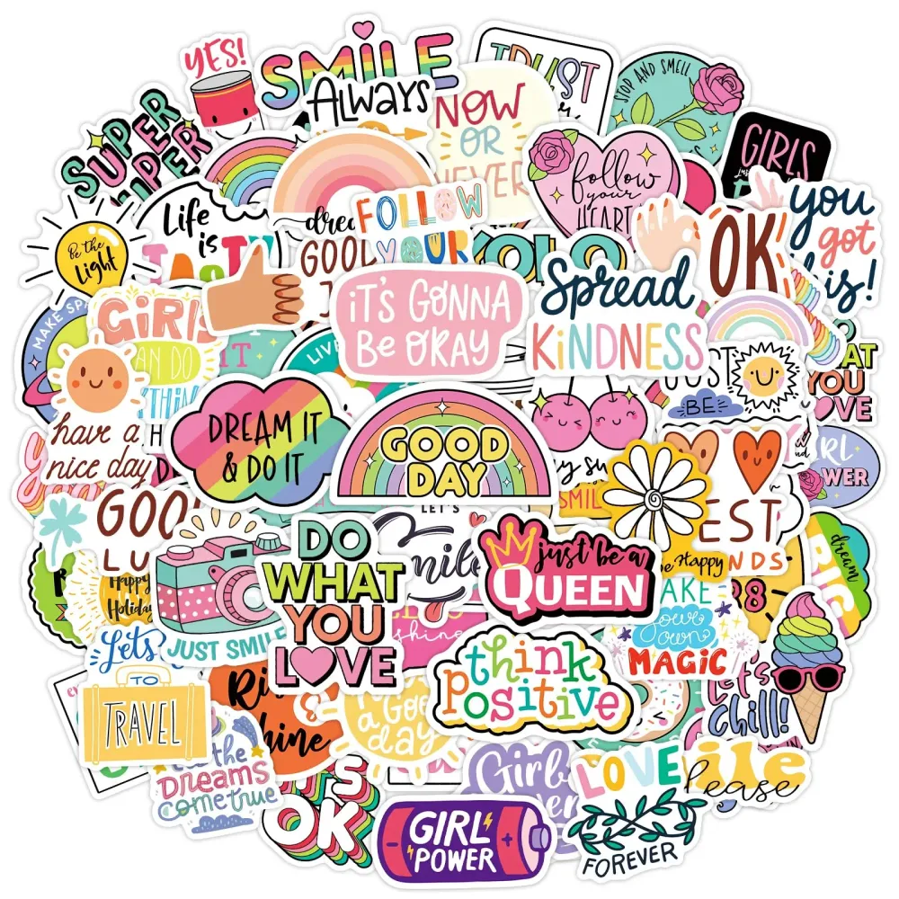 YAMIOW 160pcs Cute Positive Words Stickers for Kids Teens Adults, VSCO Trendy Stickers for Girls, Inspirational Stickers for Water Bottle Laptop Scrapbooking, Waterproof Vinyl Stickers Pack YAMIOW 160pcs Cute Positive Words Stickers for Kids Teens Adults, VSCO Trendy Stickers for Girls, Inspirational Stickers for Water Bottle Laptop Scrapbooking, Waterproof Vinyl Stickers Pack