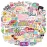 YAMIOW 160pcs Cute Positive Words Stickers for Kids Teens Adults, VSCO Trendy Stickers for Girls, Inspirational Stickers for Water Bottle Laptop Scrapbooking, Waterproof Vinyl Stickers Pack