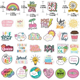 YAMIOW 160pcs Cute Positive Words Stickers for Kids Teens Adults, VSCO Trendy Stickers for Girls, Inspirational Stickers for Water Bottle Laptop Scrapbooking, Waterproof Vinyl Stickers Pack YAMIOW 160pcs Cute Positive Words Stickers for Kids Teens Adults, VSCO Trendy Stickers for Girls, Inspirational Stickers for Water Bottle Laptop Scrapbooking, Waterproof Vinyl Stickers Pack