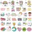 YAMIOW 160pcs Cute Positive Words Stickers for Kids Teens Adults, VSCO Trendy Stickers for Girls, Inspirational Stickers for Water Bottle Laptop Scrapbooking, Waterproof Vinyl Stickers Pack