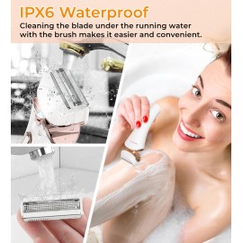 PRITECH Electric Shaver for Women - Cordless Lady Razor, USB Rechargeable, Wet & Dry Waterproof Razor for Legs, Arms, Underarms, Bikini PRITECH Electric Shaver for Women - Cordless Lady Razor, USB Rechargeable, Wet & Dry Waterproof Razor for Legs, Arms, Underarms, Bikini