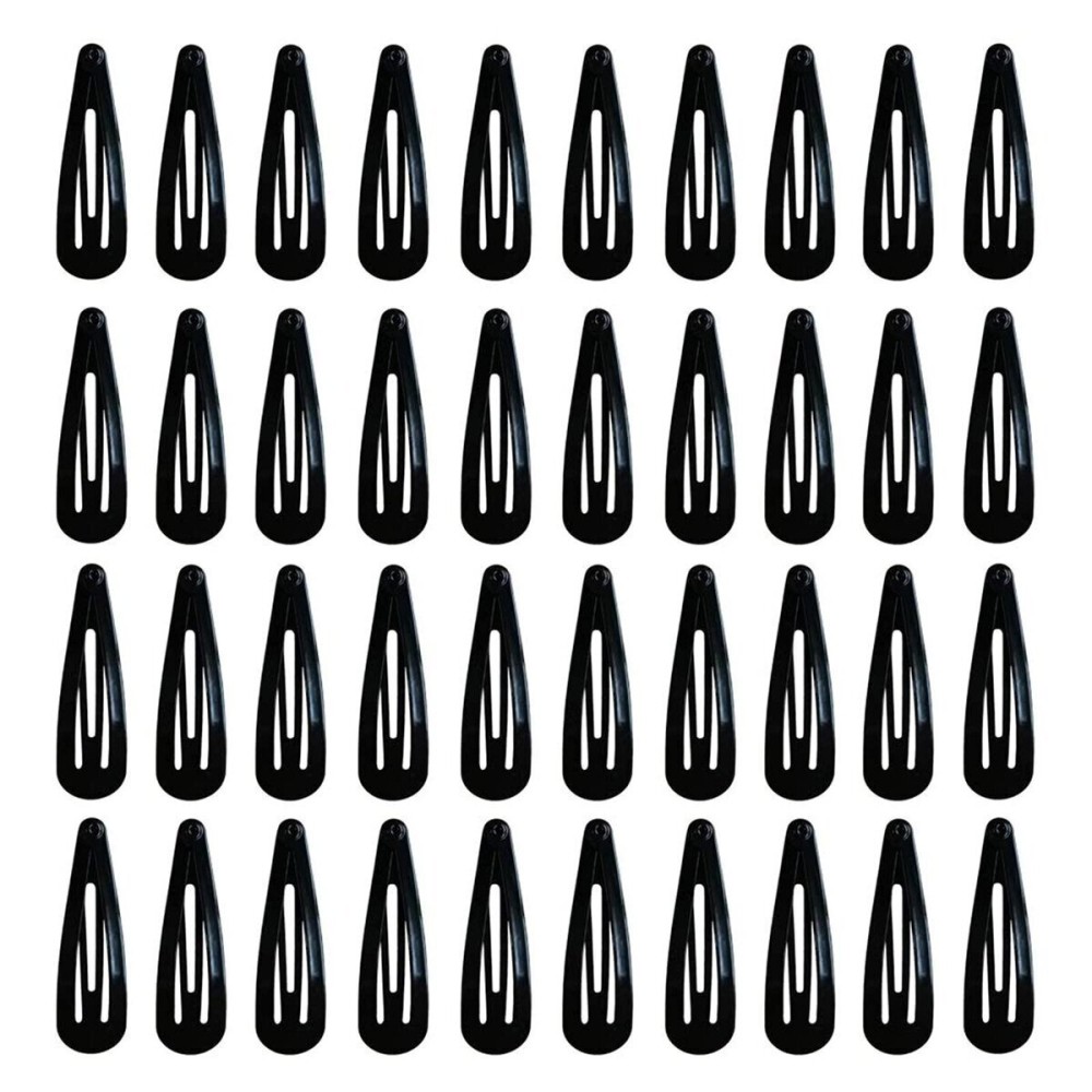 40 Pieces 2 Inch Black Metal Snap Hair Clips Non-slip Hair Barrettes Hair for Girls, Women, Kids Teens or Toddlers 40 Pieces 2 Inch Black Metal Snap Hair Clips Non-slip Hair Barrettes Hair for Girls, Women, Kids Teens or Toddlers