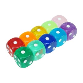 100pcs 16mm Game Dice D6 Six Sided of Rounded Translucent for Yahtzee,Tenzi, Farkle, Bunco, DND, MTG, RPG,Table Board Game or Teaching Math with a Beautiful Blue Drawstring Storage Bag 100pcs 16mm Game Dice D6 Six Sided of Rounded Translucent for Yahtzee,Tenzi, Farkle, Bunco, DND, MTG, RPG,Table Board Game or Teaching Math with a Beautiful Blue Drawstring Storage Bag