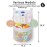 Baby Bath Toy Organizer, quick drying and mould proof, Multiple-Suspension Bath Toy Holder, Large Capacity Multi Use Bathtub Toy Storage Bag1 Large, White