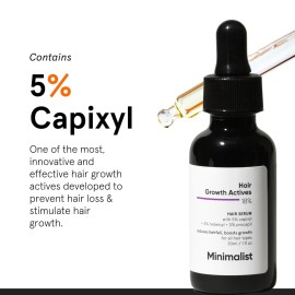 Minimalist Hair Density Serum 18% | With Procapil, Capixyl, Redensyl, Anagain & Baicapil For Hair Fall Control | Women & Men | 30 ml Minimalist Hair Density Serum 18% | With Procapil, Capixyl, Redensyl, Anagain & Baicapil For Hair Fall Control | Women & Men | 30 ml
