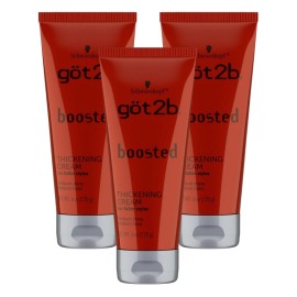 Got 2B Boosted Thickening Cream 6 Ounce (Pack of 3)