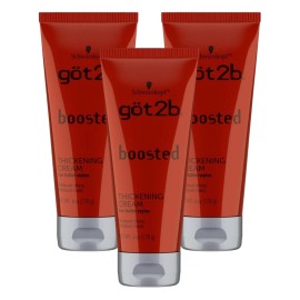 Got 2B Boosted Thickening Cream 6 Ounce (Pack of 3) Got 2B Boosted Thickening Cream 6 Ounce (Pack of 3)