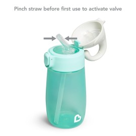 Munchkin Flip n Lock Elephant Toddler Straw Cup, 12 Ounce, Mint Munchkin Flip n Lock Elephant Toddler Straw Cup, 12 Ounce, Mint