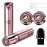 Facial Hair Removal for Women, Electric Painless Rechargeable Facial Hair Remover for Face, Lip, Chin with 2 x Replacement Heads