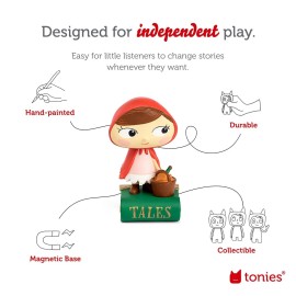 Tonies Favorite Tales: Red Riding Hood & Other Fairy Tales Audio Toy Figurine, narrated by Celebrity Voices