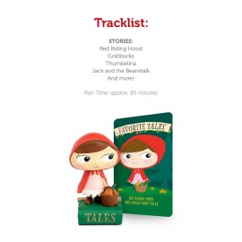 Tonies Favorite Tales: Red Riding Hood & Other Fairy Tales Audio Toy Figurine, narrated by Celebrity Voices
