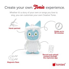 Tonies Yeti Creative Audio Character - Record and Upload up to 90 Minutes of Your Own Stories and Songs Tonies Yeti Creative Audio Character - Record and Upload up to 90 Minutes of Your Own Stories and Songs
