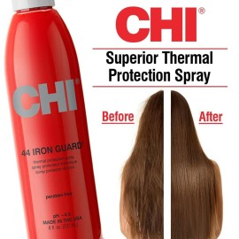 CHI 44 Iron Guard Thermal Protection Spray, Gray, 8 Oz, 2 Pack CHI 44 Iron Guard Thermal Protection Spray, Gray, 8 Oz, 2 Pack