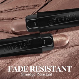 LUXAZA 3Pcs Neutral Brown Eyeshadow Stick Set, Matte And Shimmer Creamy Eyeshadow Pencil, Shiny Pink Shadow, Waterproof Long Lasting Smoky Eye Makeup LUXAZA 3Pcs Neutral Brown Eyeshadow Stick Set, Matte And Shimmer Creamy Eyeshadow Pencil, Shiny Pink Shadow, Waterproof Long Lasting Smoky Eye Makeup