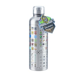 Paladone, 500ml, Minecraft Metal Water Bottle | Officially Licensed Gaming Merchandise Paladone, 500ml, Minecraft Metal Water Bottle | Officially Licensed Gaming Merchandise