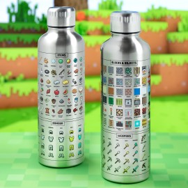 Paladone, 500ml, Minecraft Metal Water Bottle | Officially Licensed Gaming Merchandise