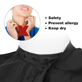 Professional Salon Barber Cape for Men/Women - Hairdressing Waterproof Hair Cutting Cape with Adjustable Snap Closure,Salon Equipment for Hair Stylist and Home Use Professional Salon Barber Cape for Men/Women - Hairdressing Waterproof Hair Cutting Cape with Adjustable Snap Closure,Salon Equipment for Hair Stylist and Home Use