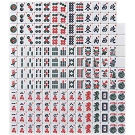 usamjtable American Mahjong Set 166 Tiles 4 All in One Pusher Rack Combo (Phoenix Red) usamjtable American Mahjong Set 166 Tiles 4 All in One Pusher Rack Combo (Phoenix Red)