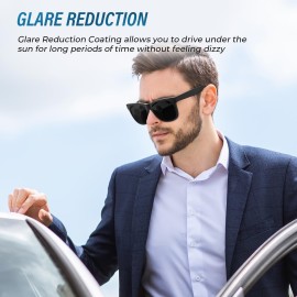 VELAZZIO Mens Sunglasses Polarized With UV401 Protection, Fits for Women Fashion Driving, Fishing, Sports, Beach, Golfing VELAZZIO Mens Sunglasses Polarized With UV401 Protection, Fits for Women Fashion Driving, Fishing, Sports, Beach, Golfing