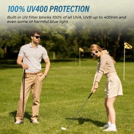 VELAZZIO Mens Sunglasses Polarized With UV401 Protection, Fits for Women Fashion Driving, Fishing, Sports, Beach, Golfing VELAZZIO Mens Sunglasses Polarized With UV401 Protection, Fits for Women Fashion Driving, Fishing, Sports, Beach, Golfing