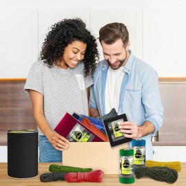 TECEUM Paracord Type III 550 Black -100 ft - 4mm - Tactical Rope MIL-SPEC - Outdoor para Cord -Camping Hiking Fishing Gear and Equipment EDC Parachute Cord Strong Survival Utility Rope 016 TECEUM Paracord Type III 550 Black -100 ft - 4mm - Tactical Rope MIL-SPEC - Outdoor para Cord -Camping Hiking Fishing Gear and Equipment EDC Parachute Cord Strong Survival Utility Rope 016