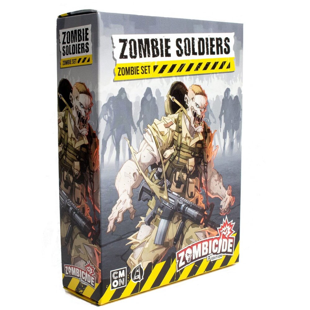 Zombicide 2nd Edition Zombie Soldiers Zombie Set - Shooter Walkers Expansion! Cooperative Strategy Game, Ages 14+, 1-6 Players, 1 Hour Playtime, Made by CMON Zombicide 2nd Edition Zombie Soldiers Zombie Set - Shooter Walkers Expansion! Cooperative Strategy Game, Ages 14+, 1-6 Players, 1 Hour Playtime, Made by CMON