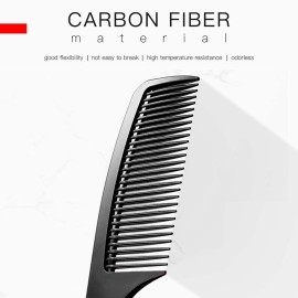 Large Detangling Comb With Professional Handle - Carbon Fiber, Cutting, Hairdressing, Styling, Round Tooth, Barber, Travel Hair Comb for Men and Women Large Detangling Comb With Professional Handle - Carbon Fiber, Cutting, Hairdressing, Styling, Round Tooth, Barber, Travel Hair Comb for Men and Women