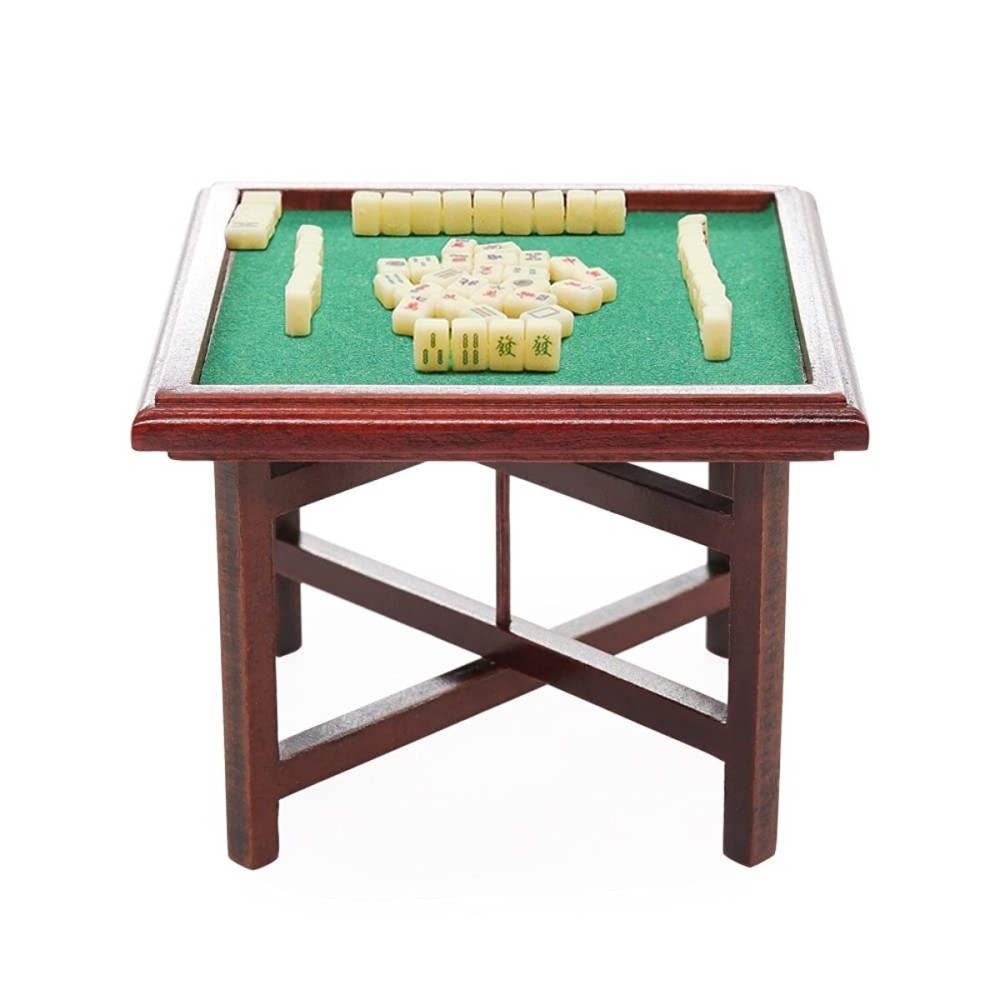 Odoria 1/12 Miniature Mahjong Set Dollhouse Decoration Accessories Odoria 1/12 Miniature Mahjong Set Dollhouse Decoration Accessories