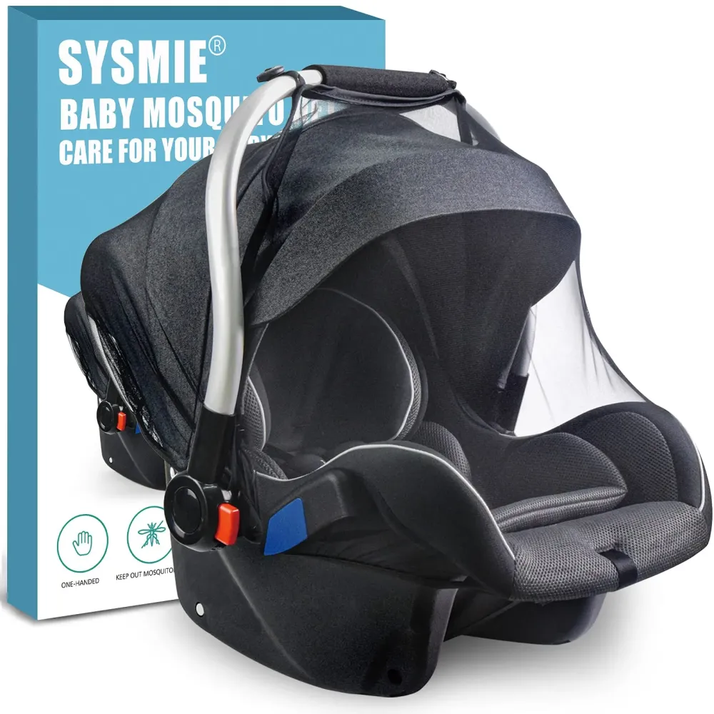 Baby Mosquito Net for Infant Car Seats,Infant Stroller and Bassinets, Carrier,Breathable with Elastic Netting for Easy Fitting, Portable Durable & Long Lasting Infant Insect Shield Netting (Black Baby Mosquito Net for Infant Car Seats,Infant Stroller and Bassinets, Carrier,Breathable with Elastic Netting for Easy Fitting, Portable Durable & Long Lasting Infant Insect Shield Netting (Black